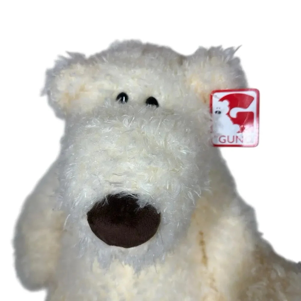 G by‎ Gund Cream Colored Shaggy Fluffy Soft Plush Stuffed Teddy Bear 18